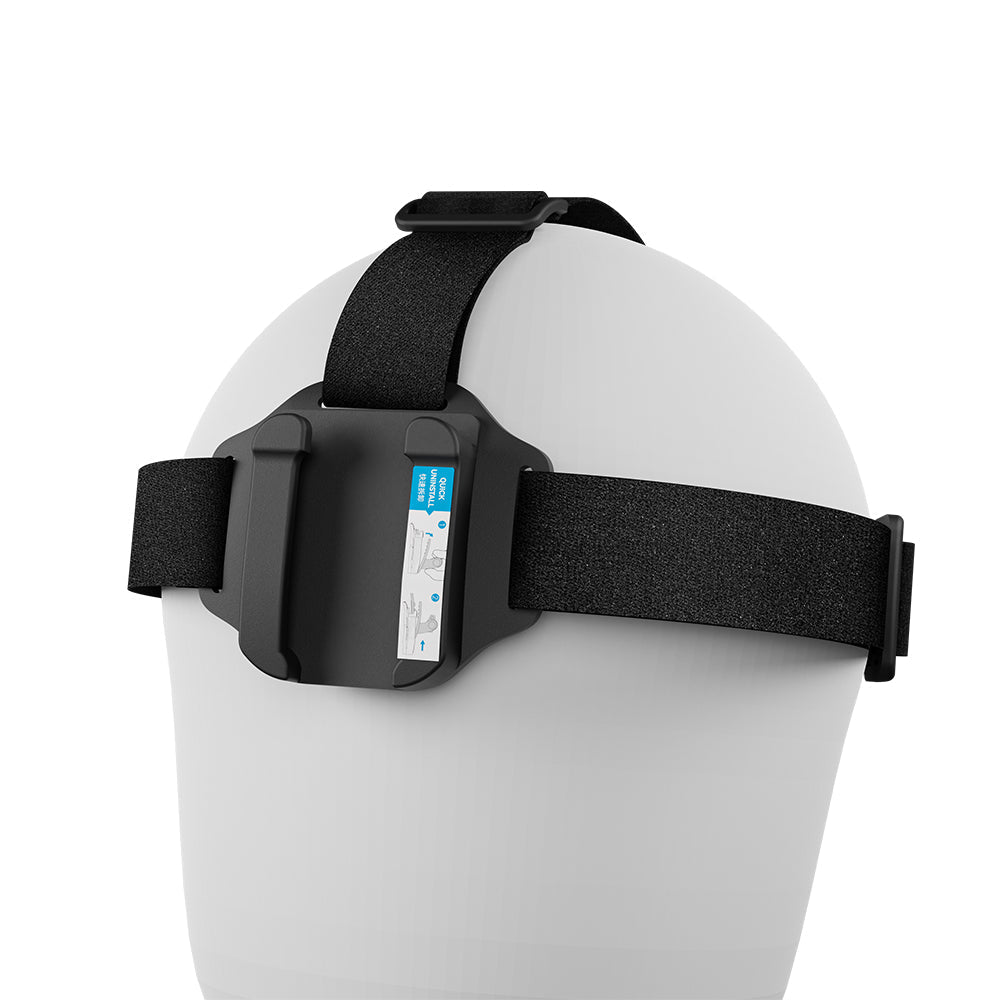 TELESIN 2-in-1 Hat Clip Quick Release Headband