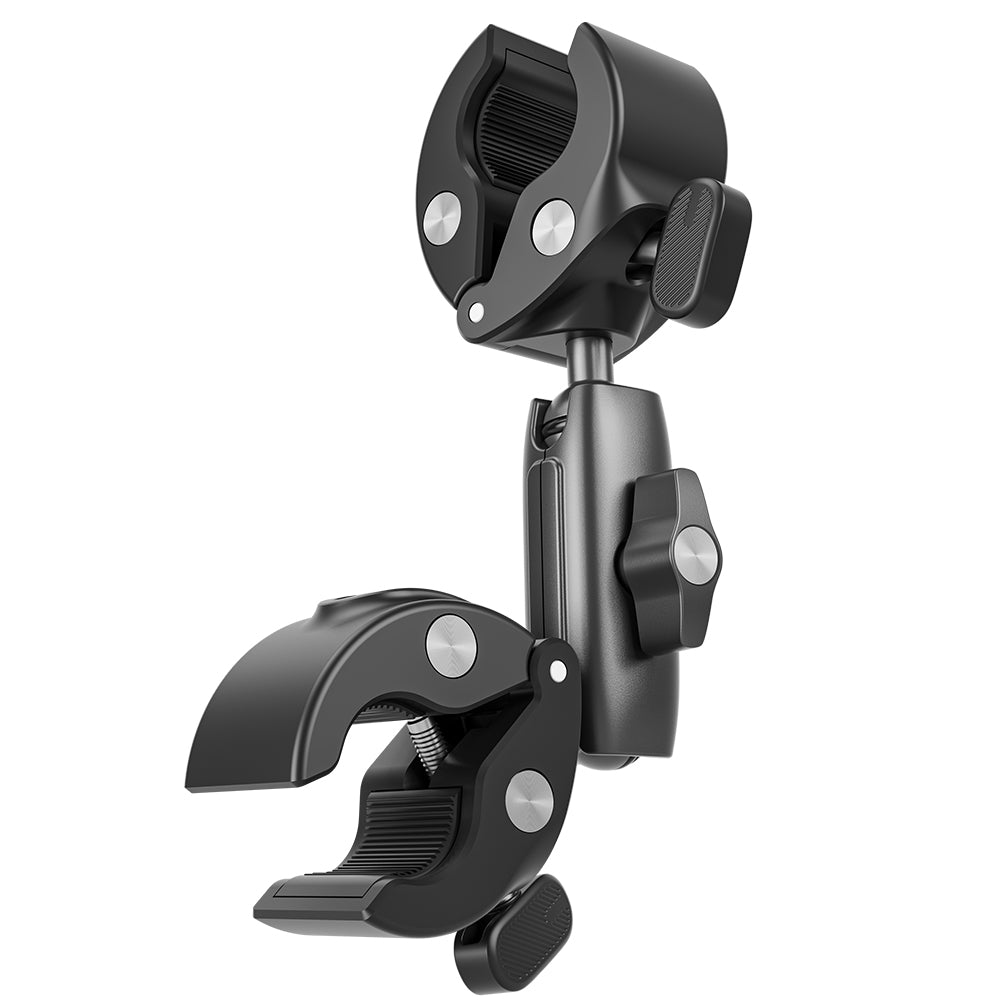 TELESIN Double-headed Crab Clamp Bike/Moto Pipe Clamp