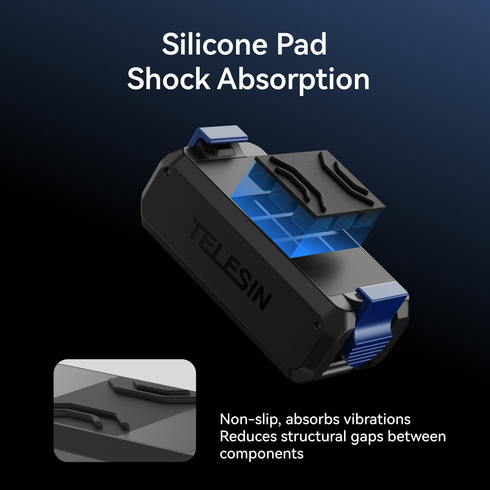 TELESIN Quick-Detach Mount For Action 5/4/3