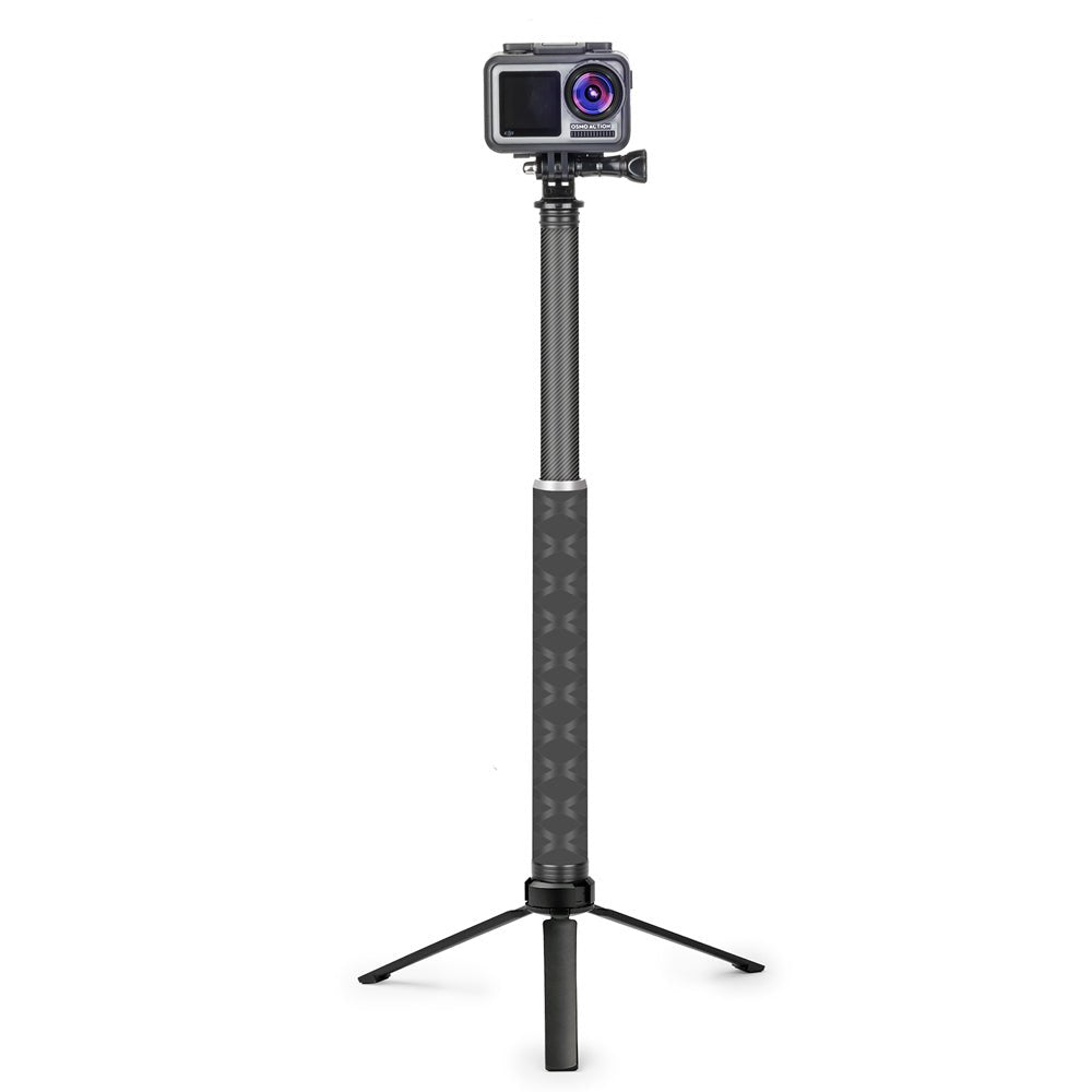 TELESIN 0.9m Carbon Fiber Selfie Stick Aluminium Alloy Tripod