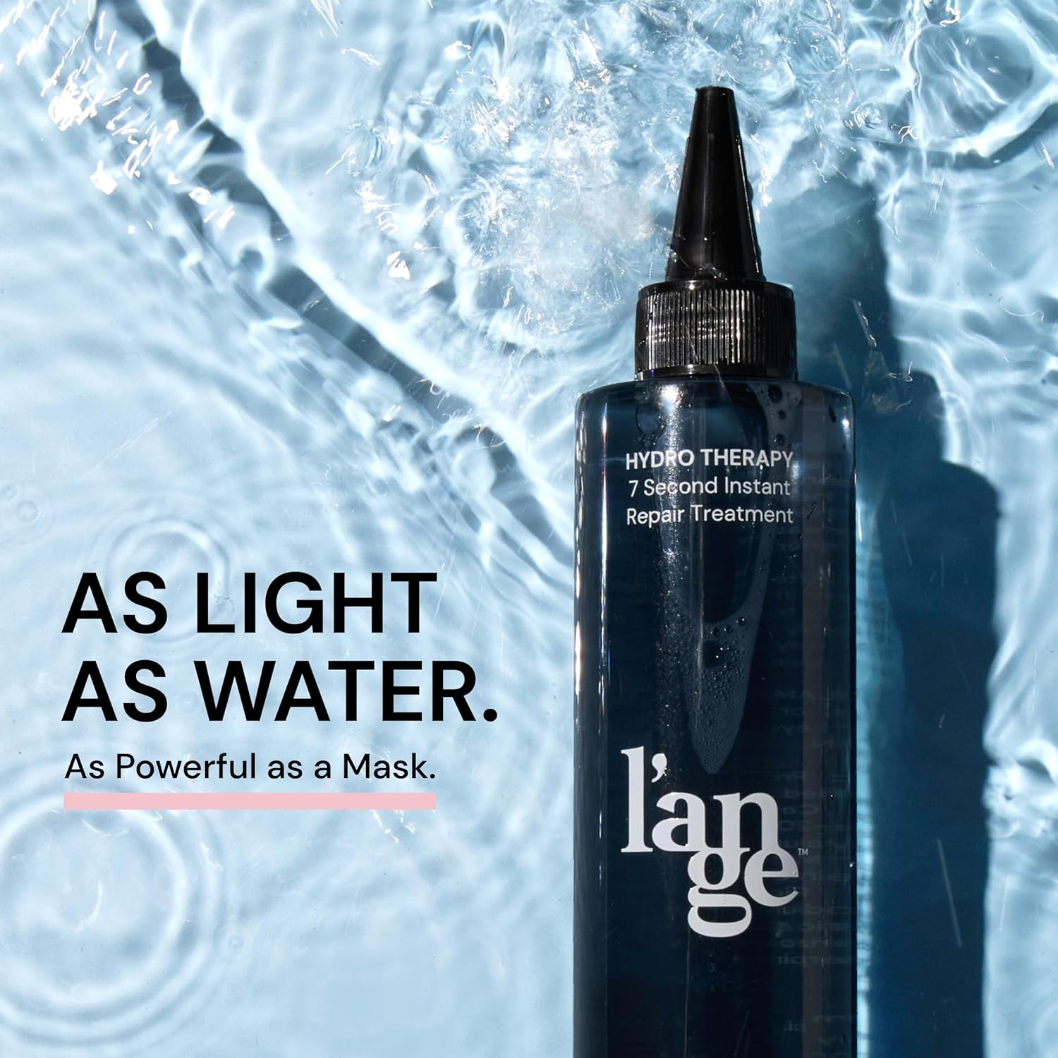 L'ANGE HAIR Hydro Therapy 7-Second Instant Repair | Hydrating & Moisturizing Lamellar Hair Care Treatment | Detangler, Gloss & Anti Frizz Hair Products | Paraben-Free & Safe for Colored Hair