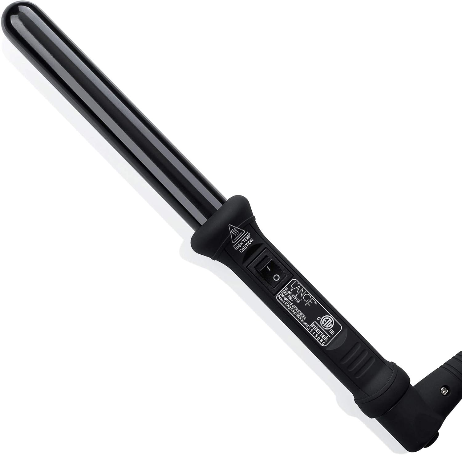 L'ANGE HAIR Ondulé 25 MM Ceramic Curling Wand | Professional Hot Tools Curling Iron 1 Inch | Salon Hair Styling Wands for Beach Waves | Best Hair Curler Wand for Frizz-Free, Lasting Curls