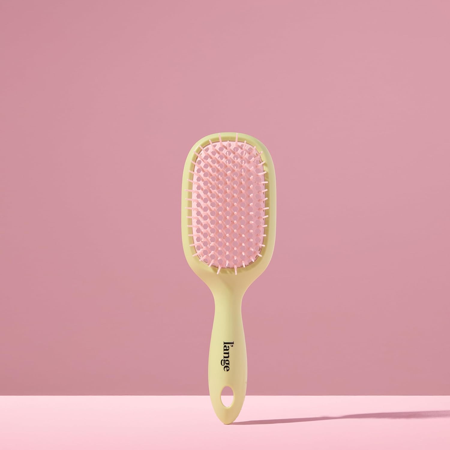 L'ANGE HAIR Detangling Vented Brush | Flexible Bristles for Wet or Dry Hair | Gentle Glide to Reduce Breakage | Ergonomic Shower Brush | Great for All Hair Types & Sensitive Scalps (Green)