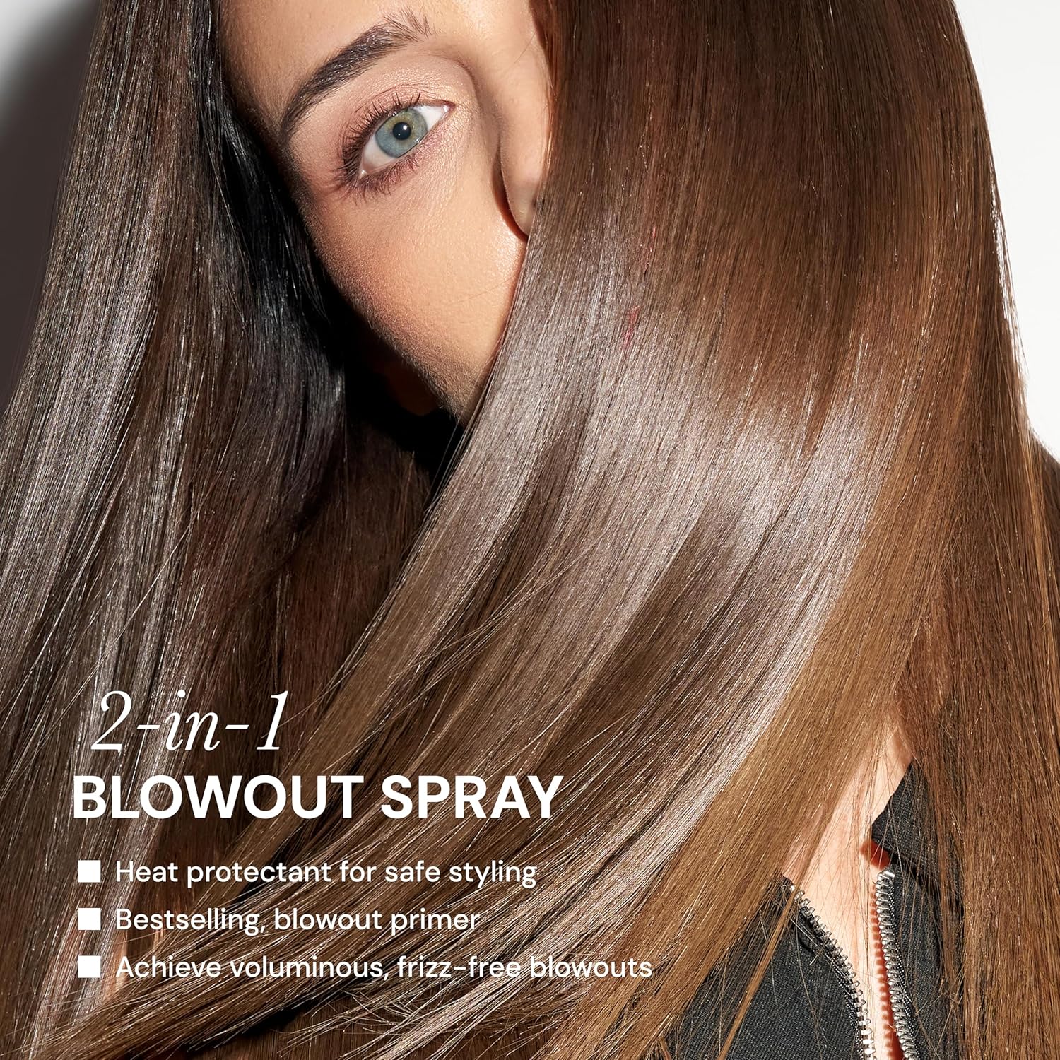 L'ANGE HAIR Glass Hair Heat Protectant Spray | Anti-Frizz Blow Dry Mist | Long Lasting Hold & Shine | Humidity Protection | Thermal Heat Protection Spray | Lightweight Blow Out Primer, 5 fl oz, 2-Pack
