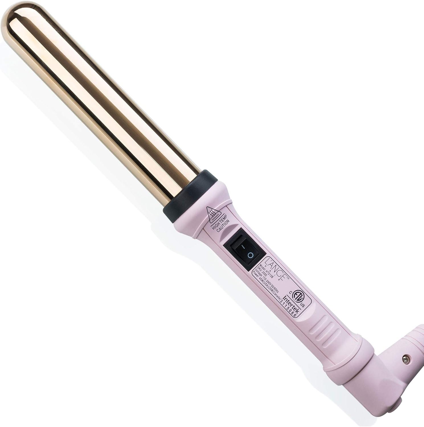 L'ANGE HAIR Ondulé 32 MM Titanium Curling Wand | Professional Hot Tools Curling Iron 1.25 Inch | Salon Hair Styling Wands for Beach Waves | Best Hair Curler Wand for Frizz-Free, Lasting Curls