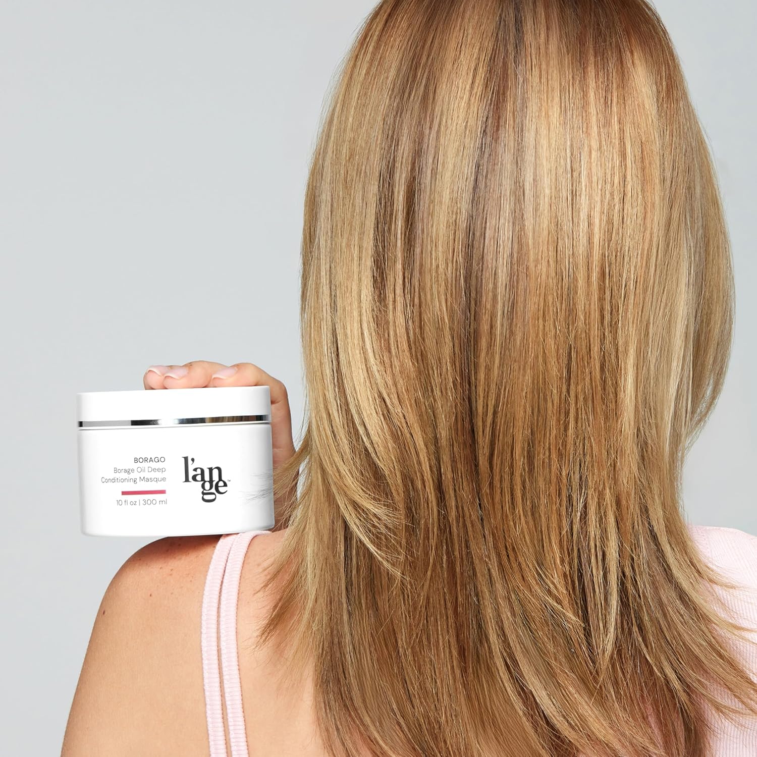 L'ANGE HAIR Borago Deep Conditioning Hair Mask for Damaged Hair | Moisturizing Deep Conditioner Mask | Borage Oil & Keratin Hair Treatment | Soft, Shiny & Frizz-Free | Sulfate & Paraben Free | 10 oz