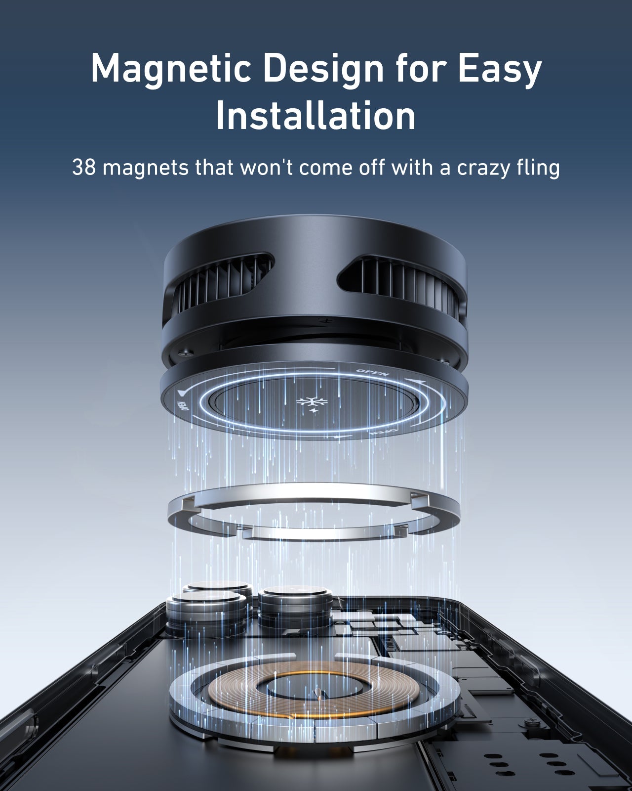 TELESIN Magnetic Phone Cooler