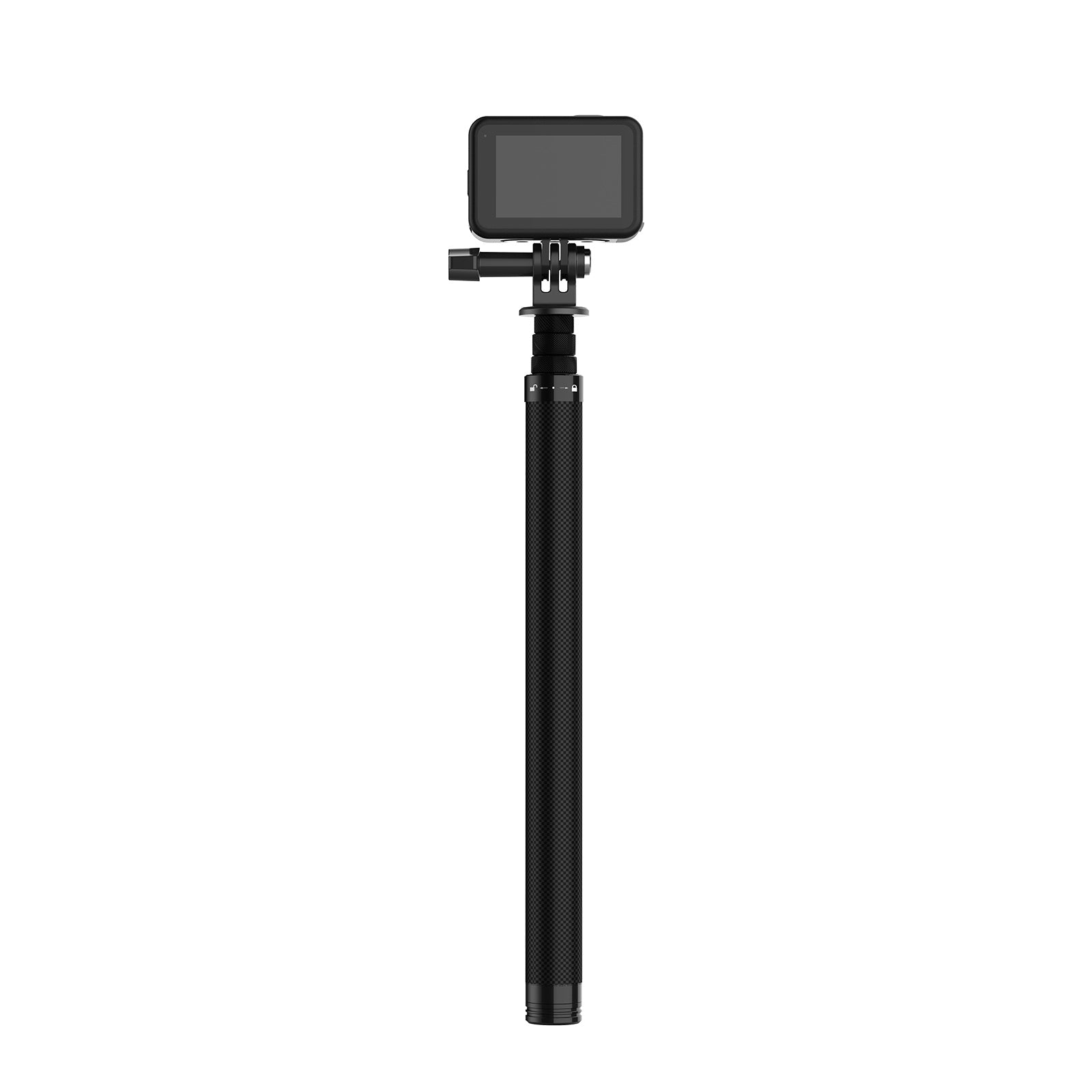 TELESIN 1.16m Carbon Fiber Selfie Stick