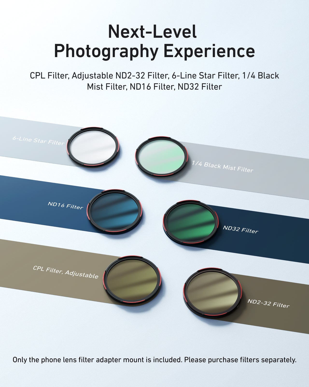 Telesin Phone Filters Mount