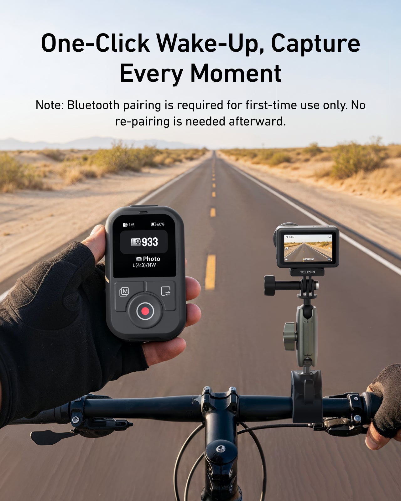 TELESIN T13 Waterproof Bluetooth Remote Control for DJI