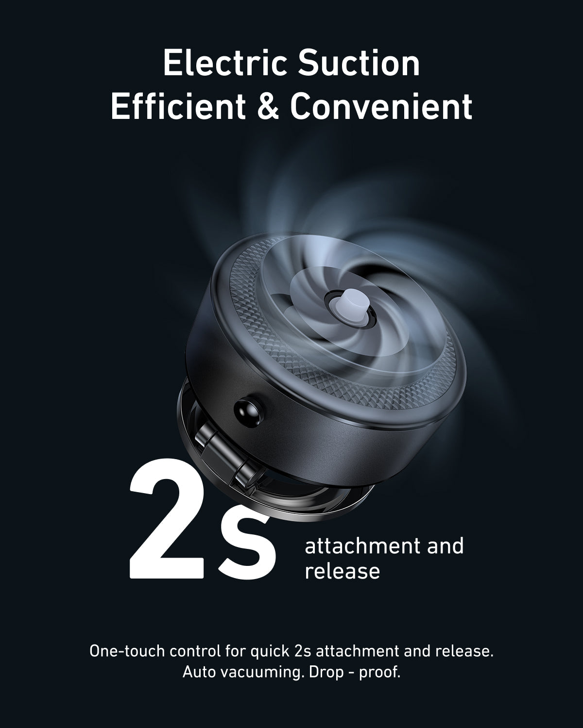 Telesin Magnetic Electric Suction Cup