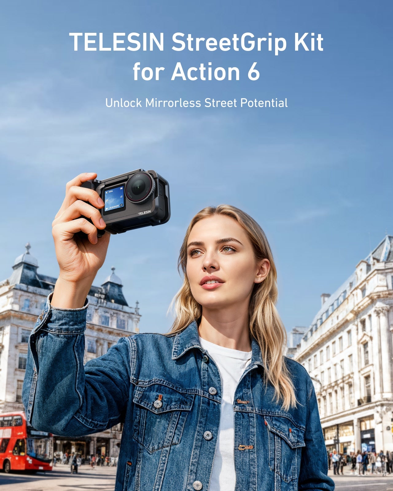 TELESIN StreetGrip Kit for Action 6