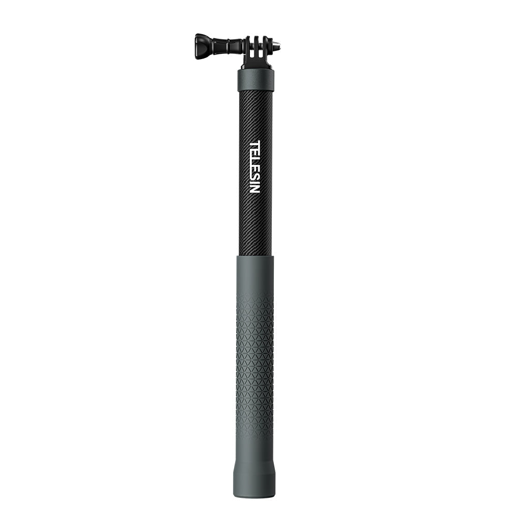 TELESIN 1.2m Adjustable Carbon Fiber Selfie Stick