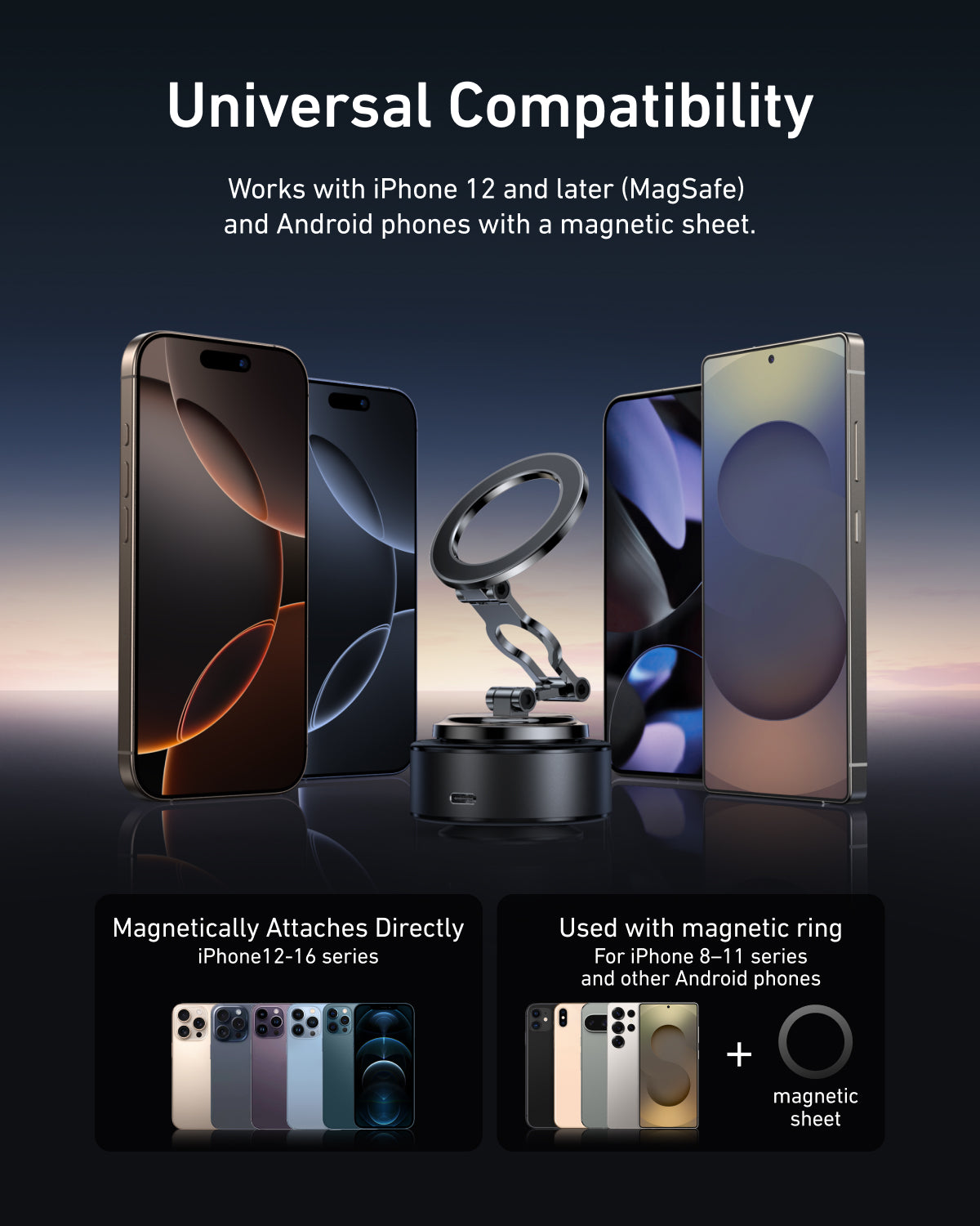 Telesin Magnetic Electric Suction Cup