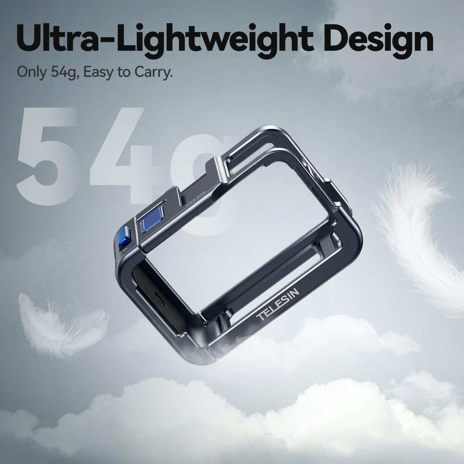Ultra-light Metal Cage for DJl Action 5 Pro/4/3