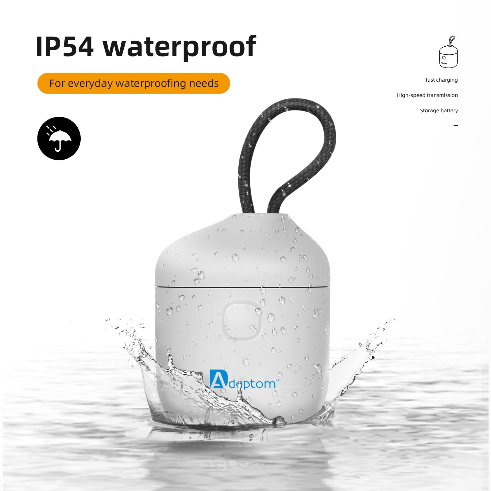 AllinBox Portable Storage Charger for GoPro Battery 9-12