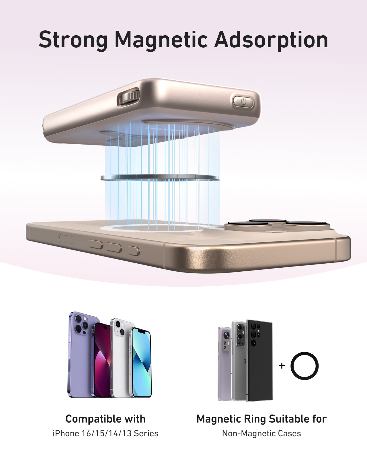 Magnetic Selfie & Vlog Monitor Screen for Phone