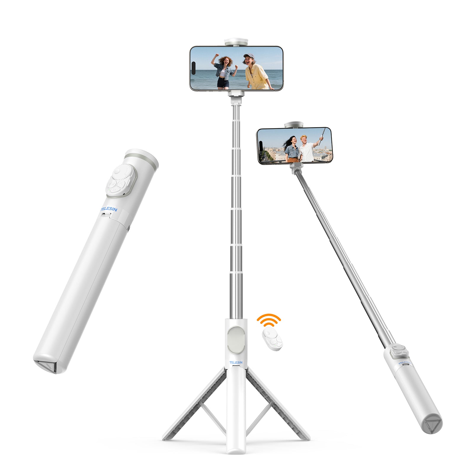 TELESIN 1.3m Tripod Selfie Stick with Zoom