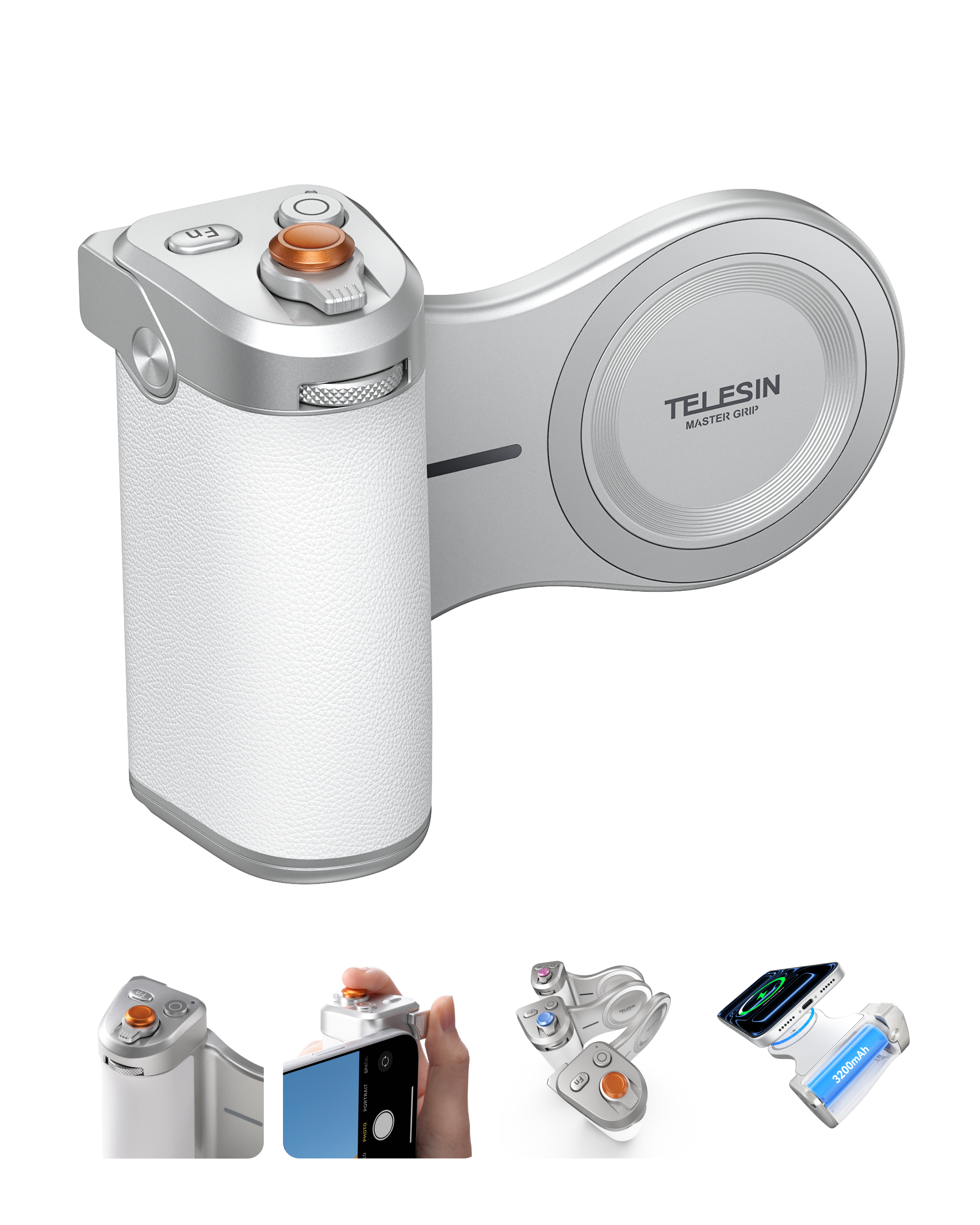 TELESIN Magnetic Pro Shot Imaging Camera Grip