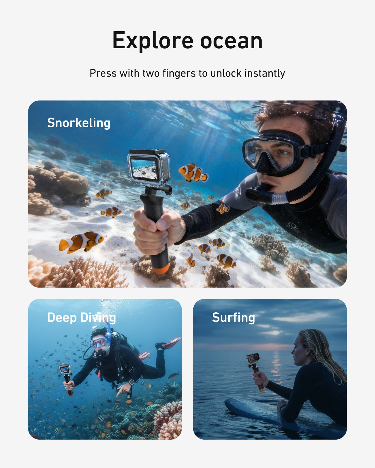 60m Waterproof Case For DJI Osmo Action 6