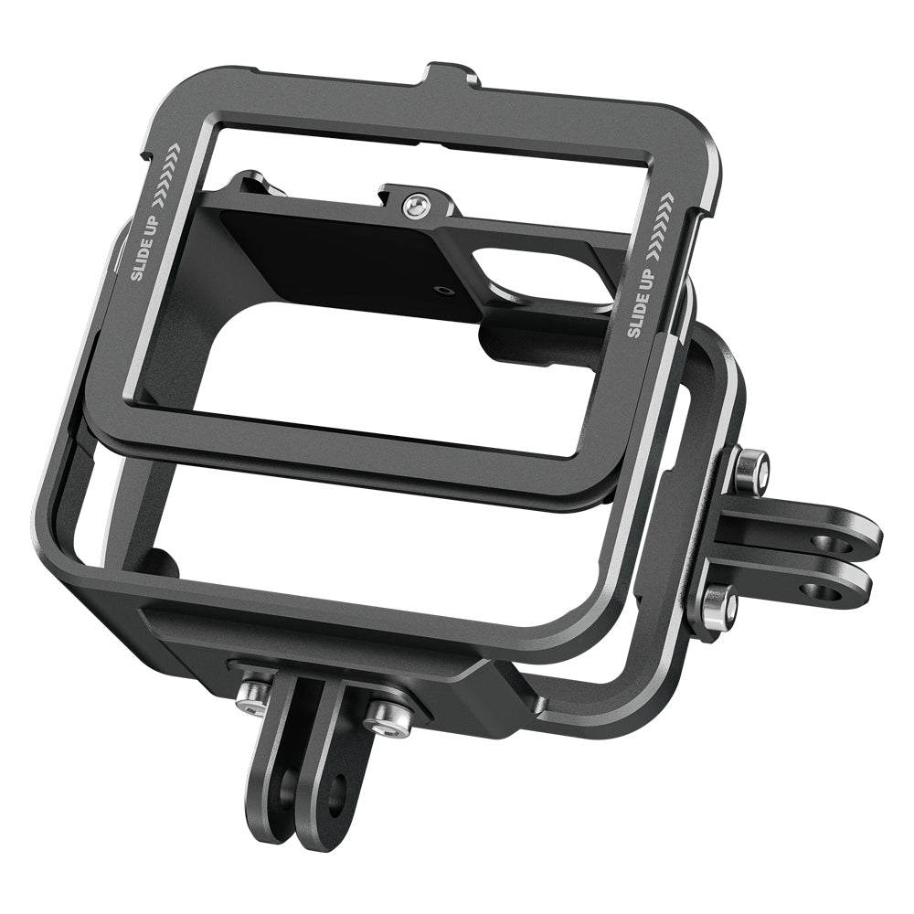 TELESIN Metal Cage Vertical Frame for GoPro 12/11/10/9