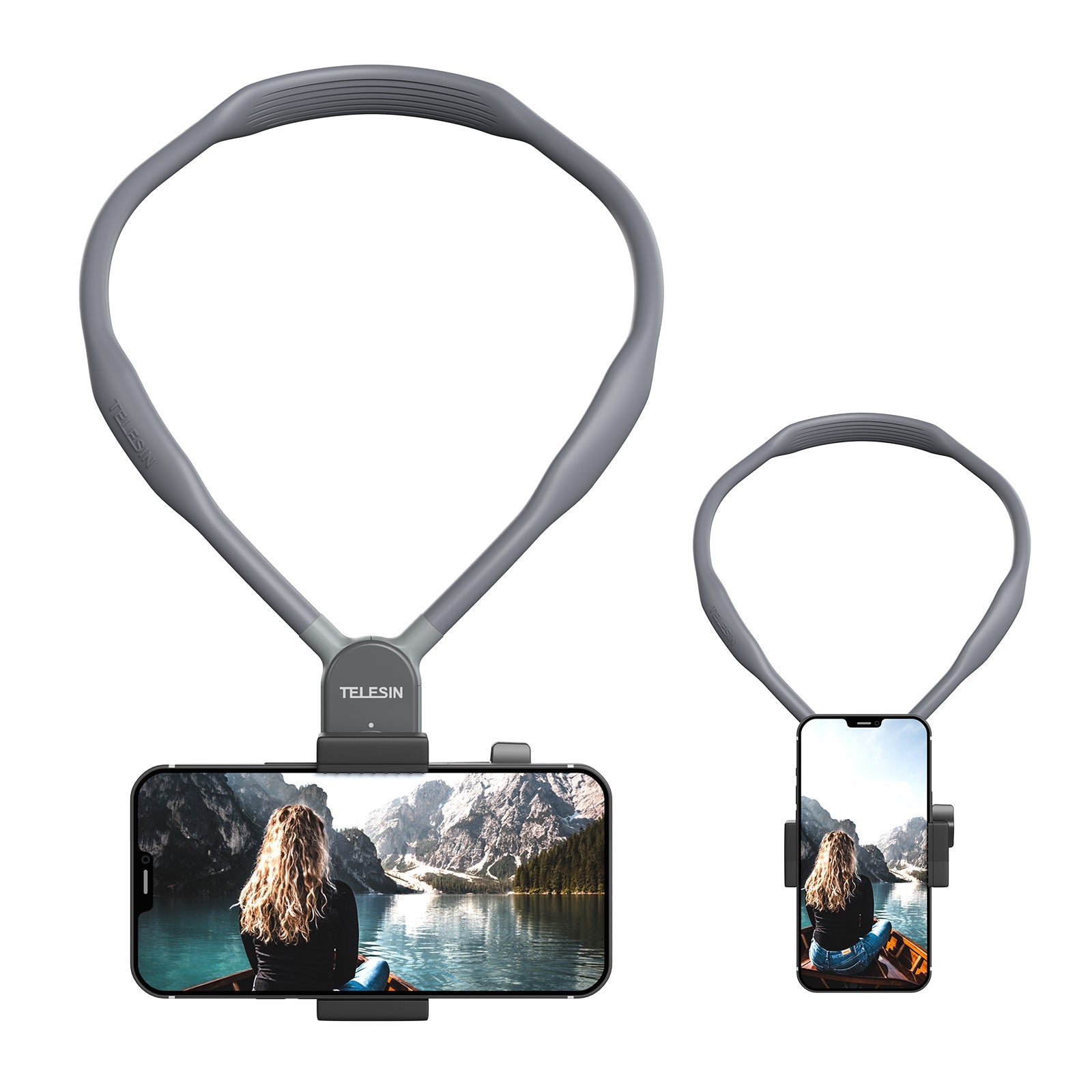 TELESIN Magnetic Neck Holder Mount for Action Cameras/ Phones
