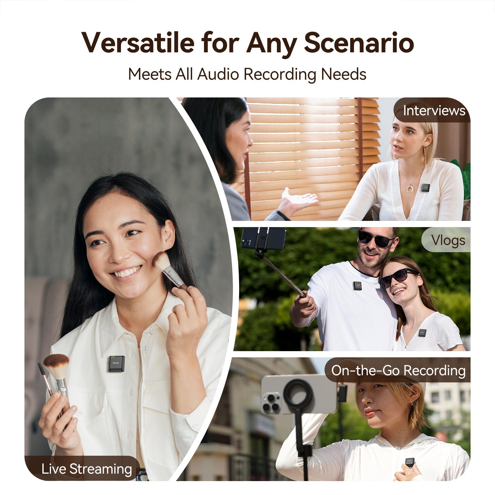 Telesin Mobile Button Microphone