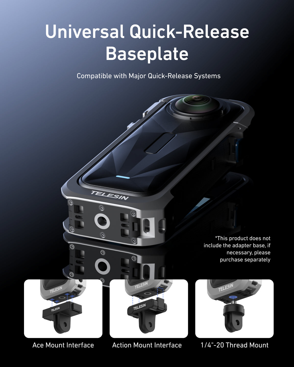 TELESIN Full Cage Protection for Insta360 X5