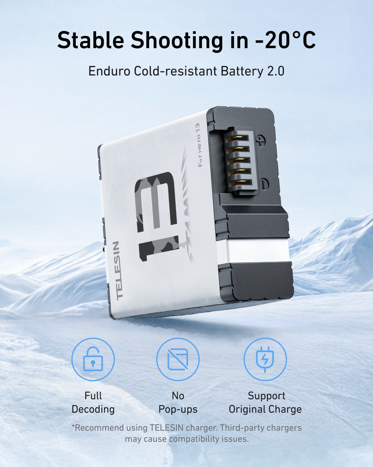 Pocket Charger with Battery Kit For Hero 13