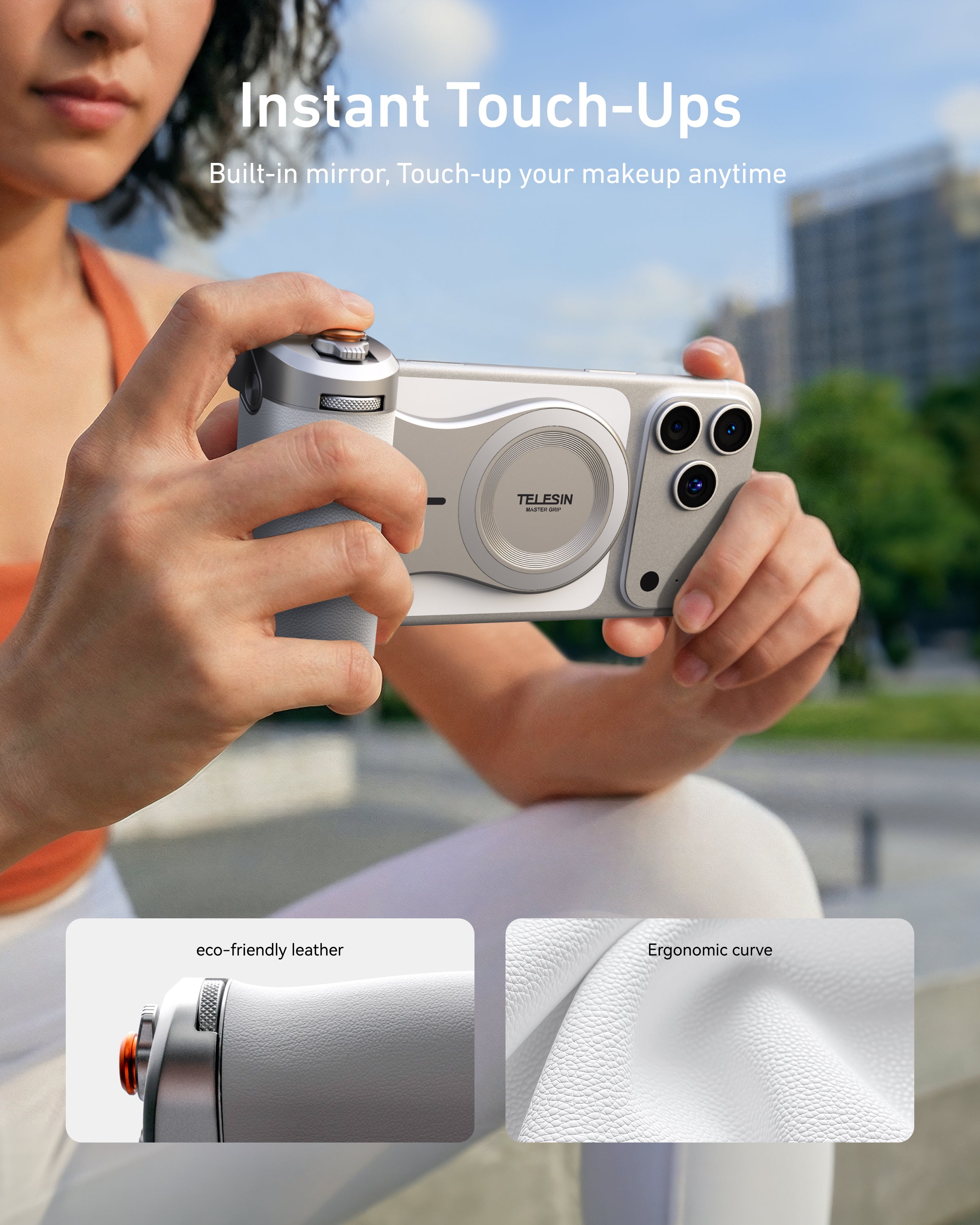 TELESIN Magnetic Pro Shot Imaging Camera Grip