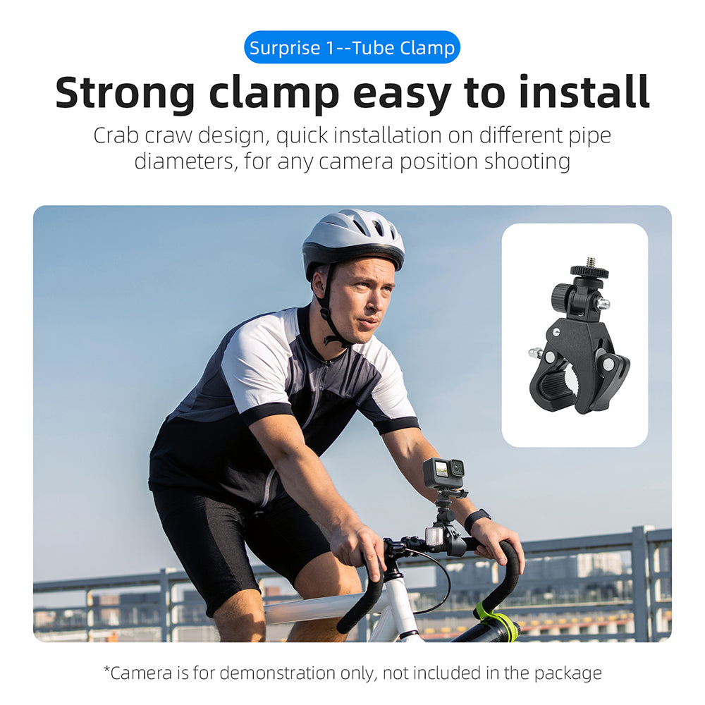 TELESIN Action Camera Accessories Kit for Beginner