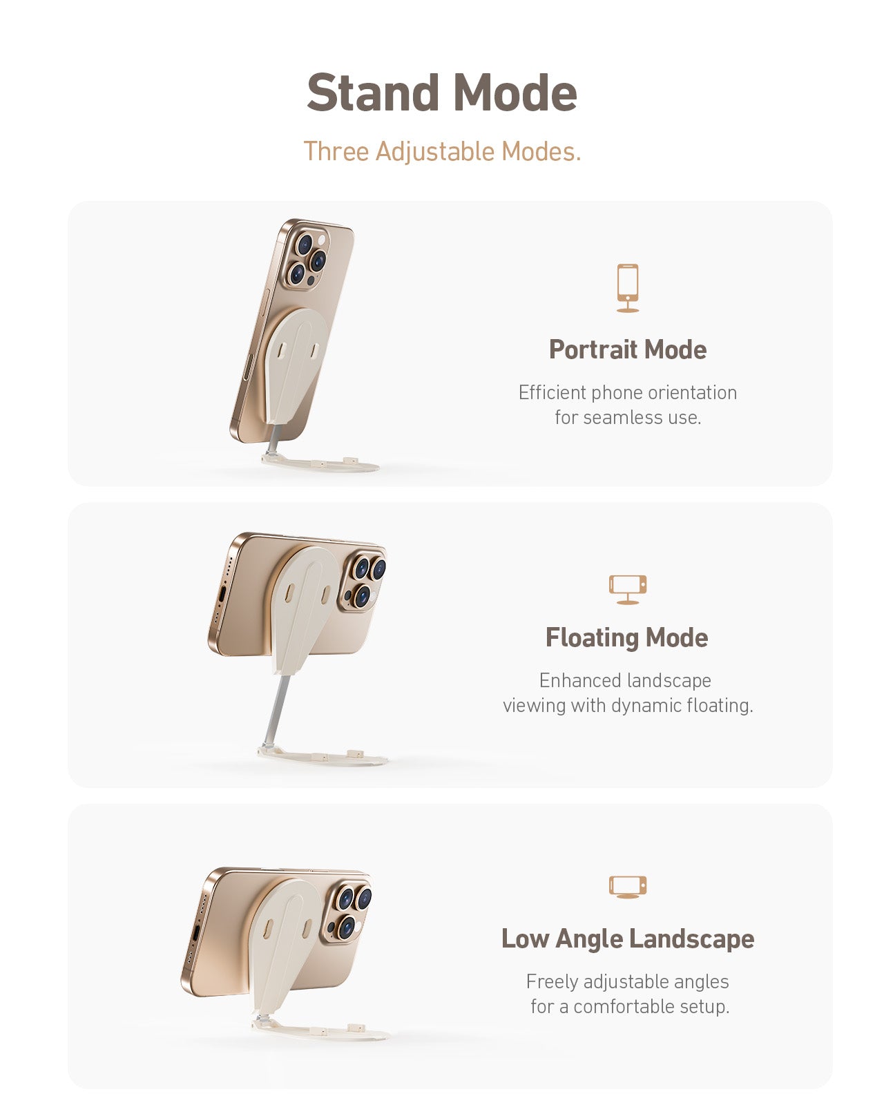 TELESIN Waterdrop-shaped Phone Stand