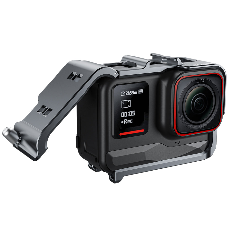 TELESIN Vertical Shooting Quick Release Metal Rabbit Cage for Insta360 ACE/ACE Pro