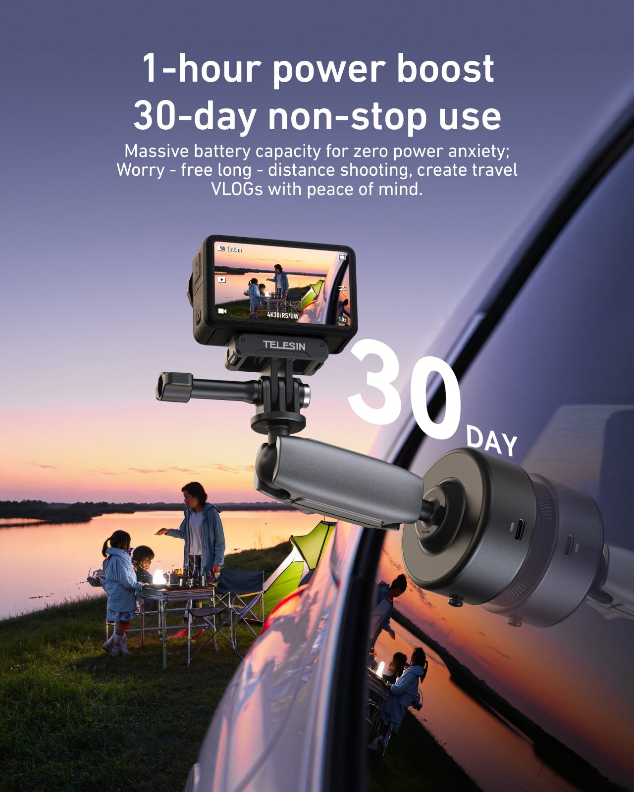 Electric suction cup mount