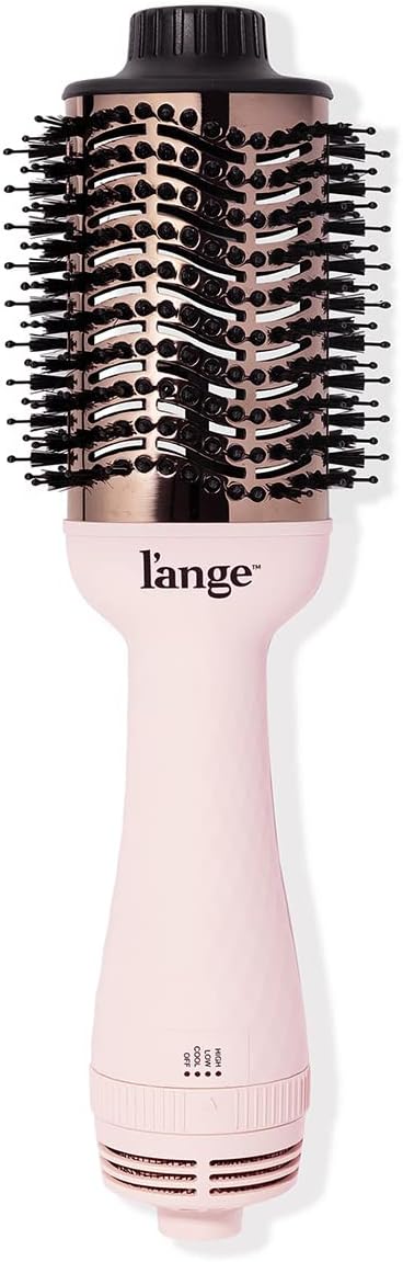 L'ANGE HAIR Le Volume 2-in-1 Titanium Blow Dryer Brush (Blush - 75mm)