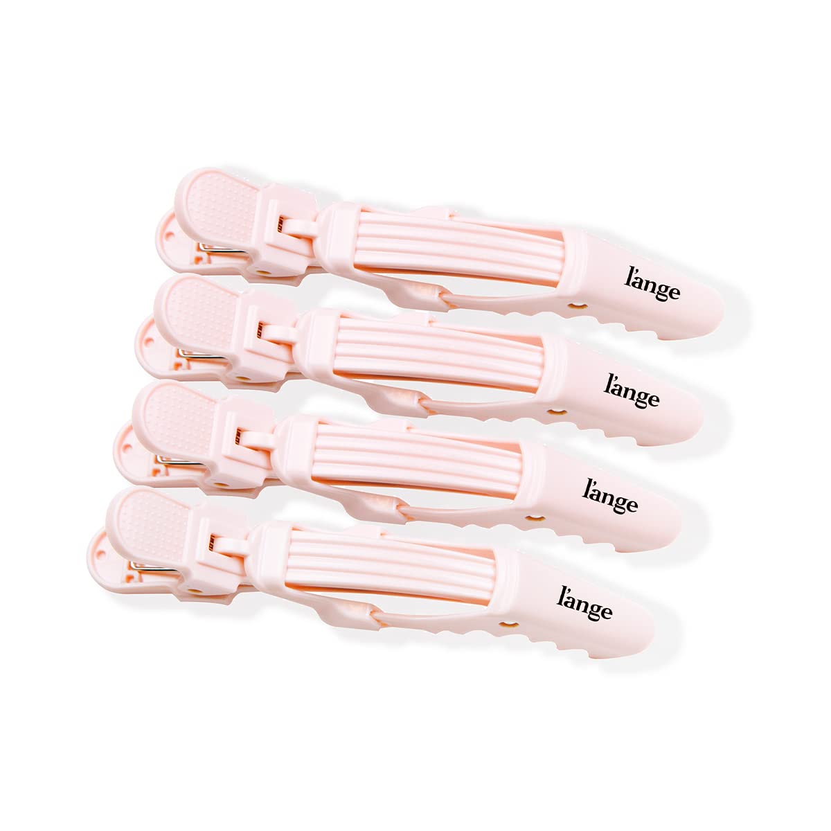 L’ange Alligator Hair Clips (Blush) - Main image