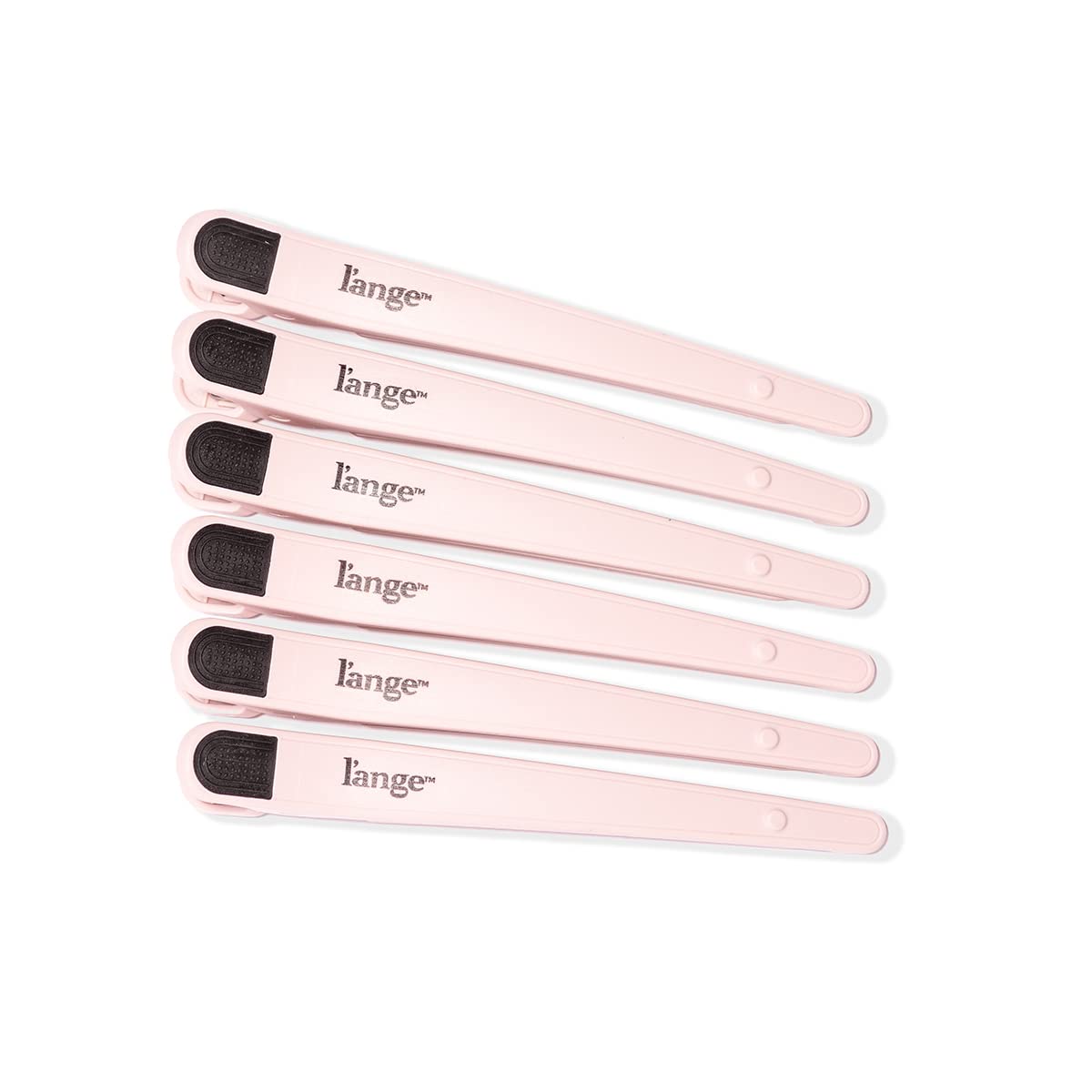 L'ANGE HAIR Rubber Sectioning Hair Clips (Blush) - Main image