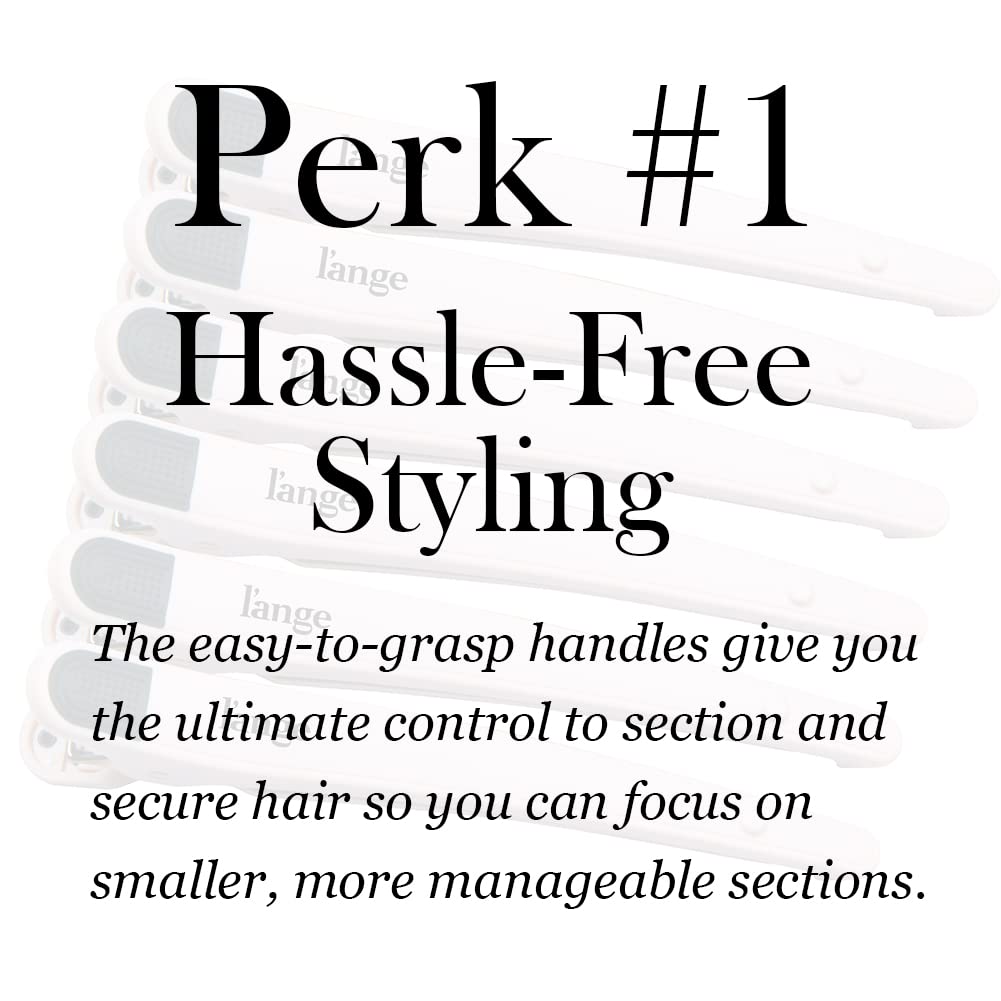 L'ANGE HAIR Rubber Sectioning Hair Clips (Blush) - View 5