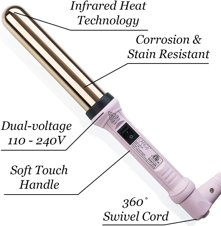 L'ANGE HAIR Ondulé 32 MM Titanium Curling Wand - View 2