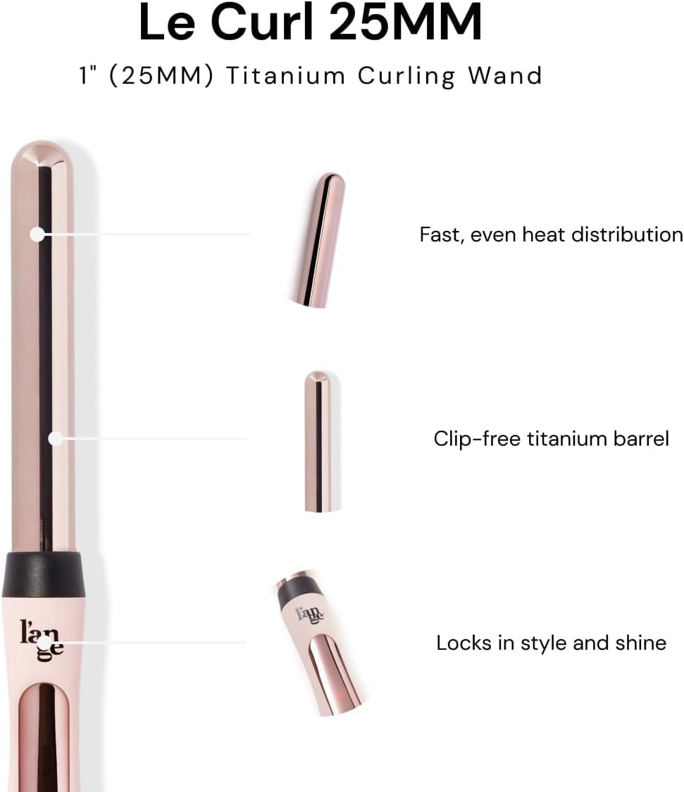 L'ANGE Hair Le Curl 25 MM Titanium Curling Wand - View 3