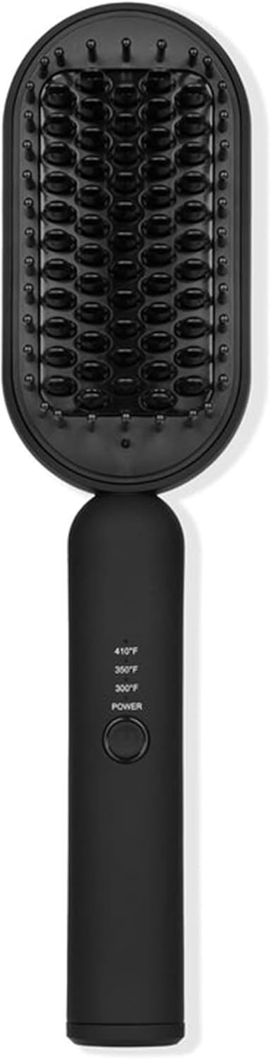 L'ANGE HAIR Mane Pass Straightening Hot Brush (Black)