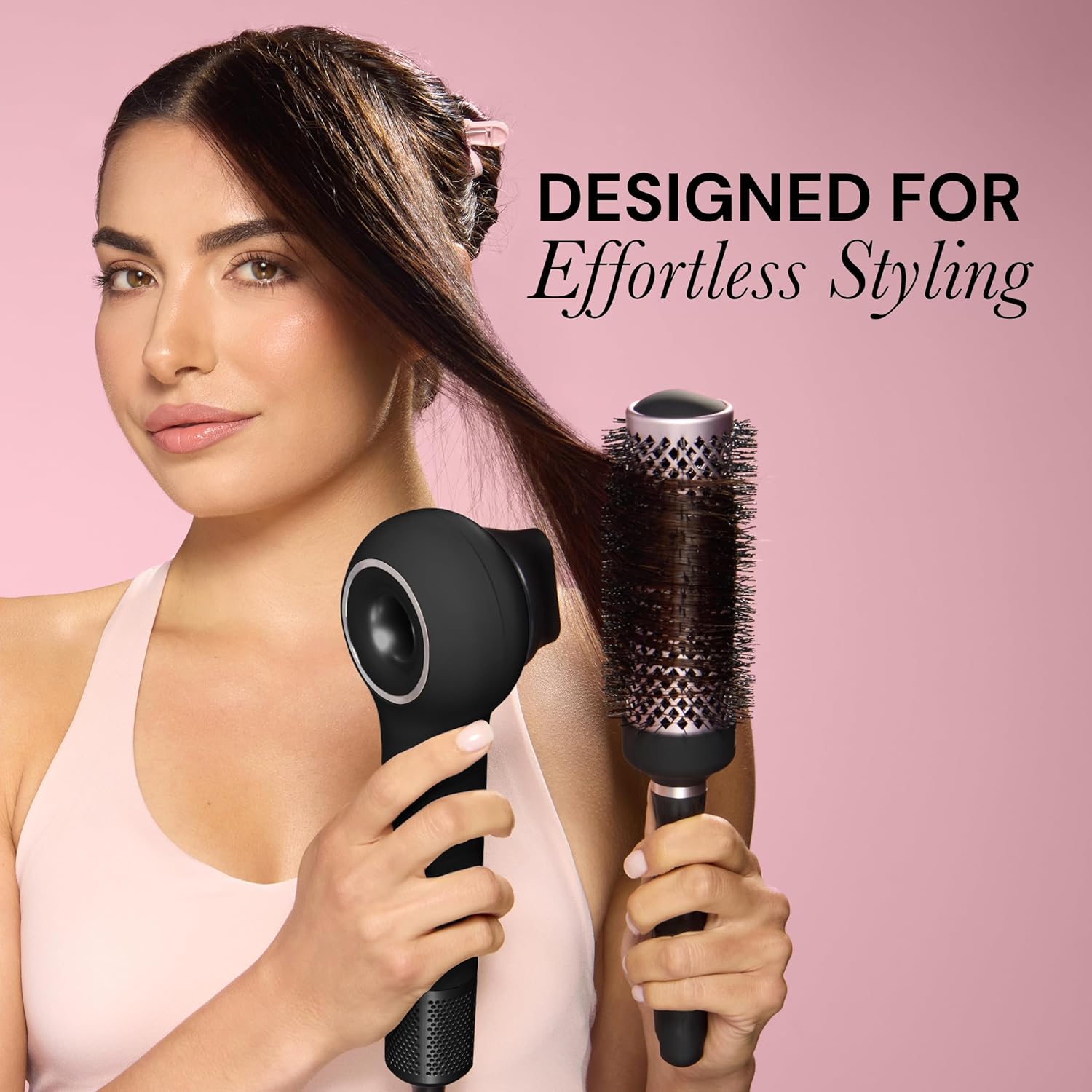 L’Ange Hair Axia HaloRing Ionic Hair Dryer (Black) - View 3