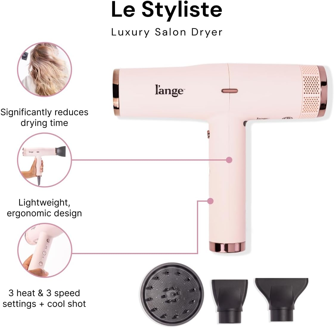 L'ANGE HAIR Le Styliste Hair Dryer - View 2