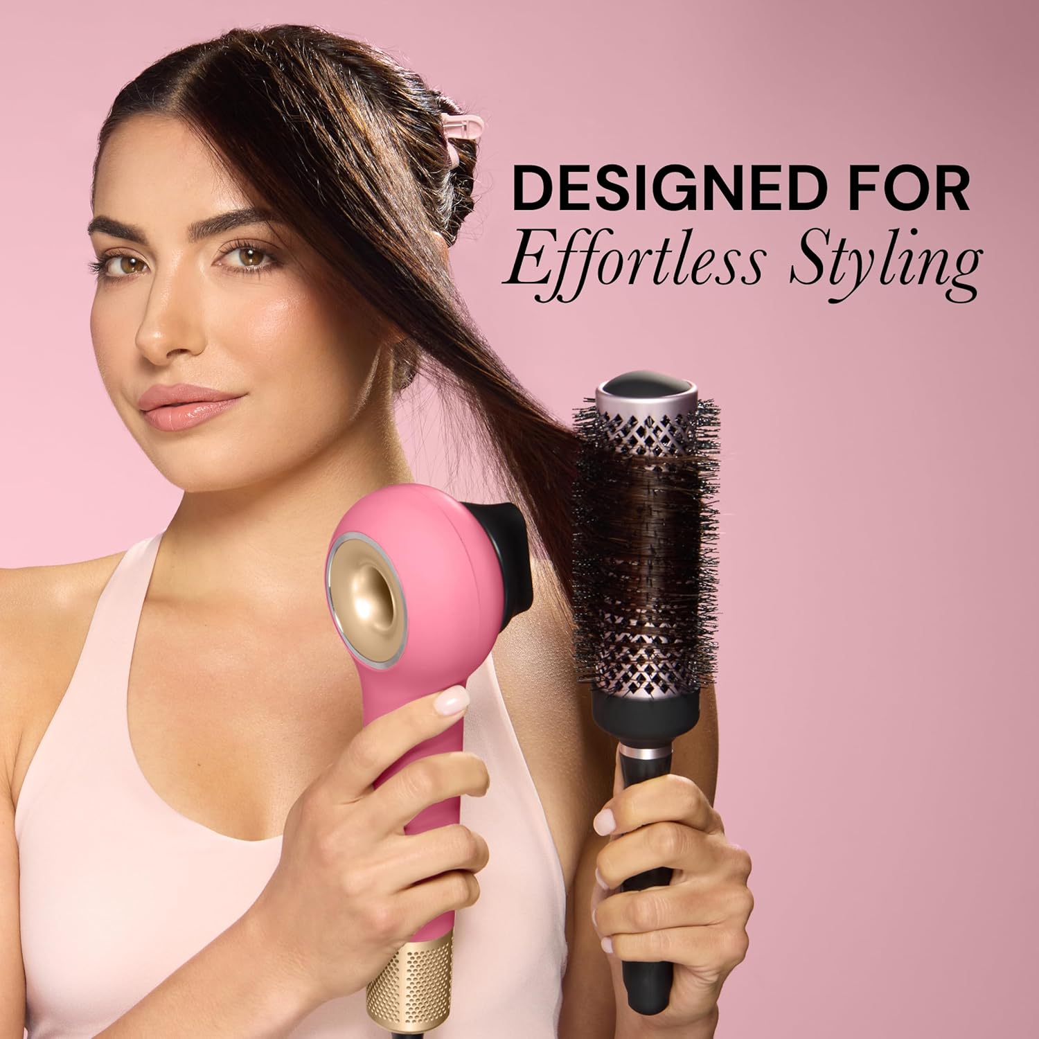 L’ANGE HAIR Axia HaloRing Ionic Hair Dryer (Rose Gold) - View 3