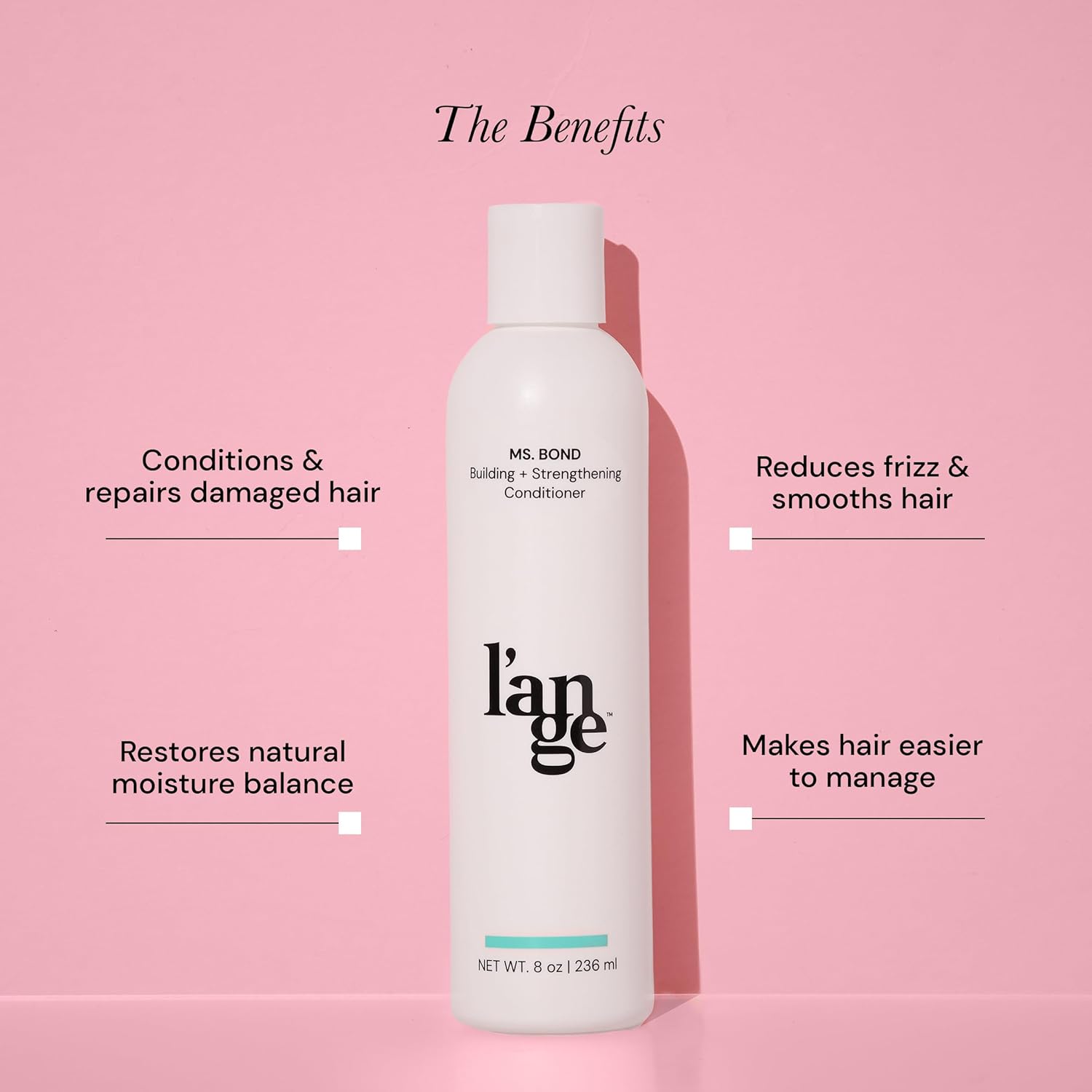 L'ANGE HAIR Ms. Bond Building + Strengthening Conditioner (8 fl oz Bottle) - View 6
