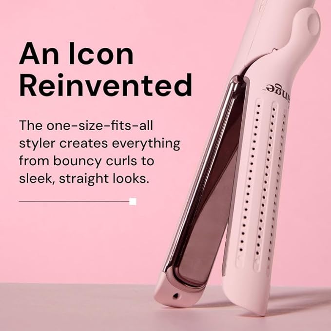 L'ANGE HAIR Le Duo Edge 360° Airflow Titanium Styler Blush - View 2