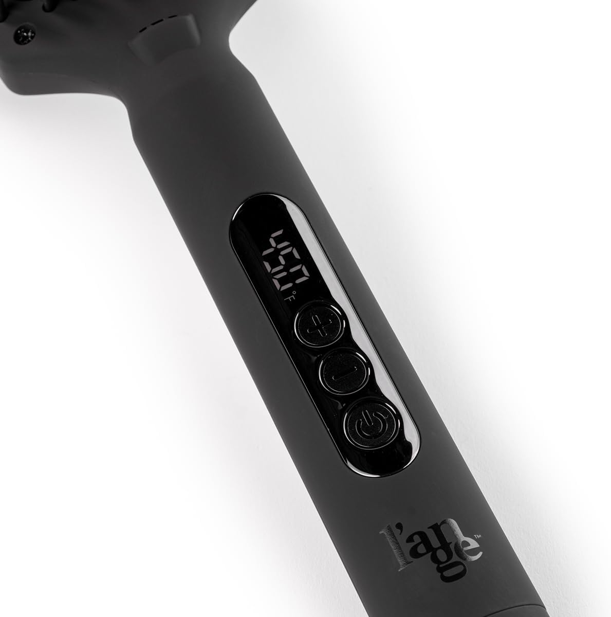 L'ANGE HAIR Le Vite Curve Ceramic Straightening Brush (Black) - View 5
