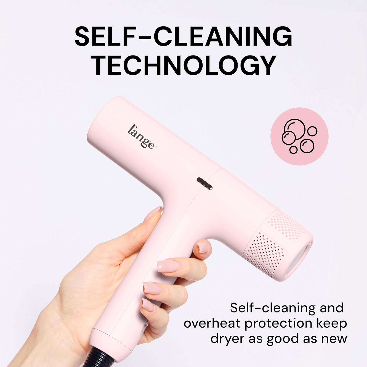 L'ANGE HAIR HauteAir Digital Professional Hair Dryer (Blush) - View 5