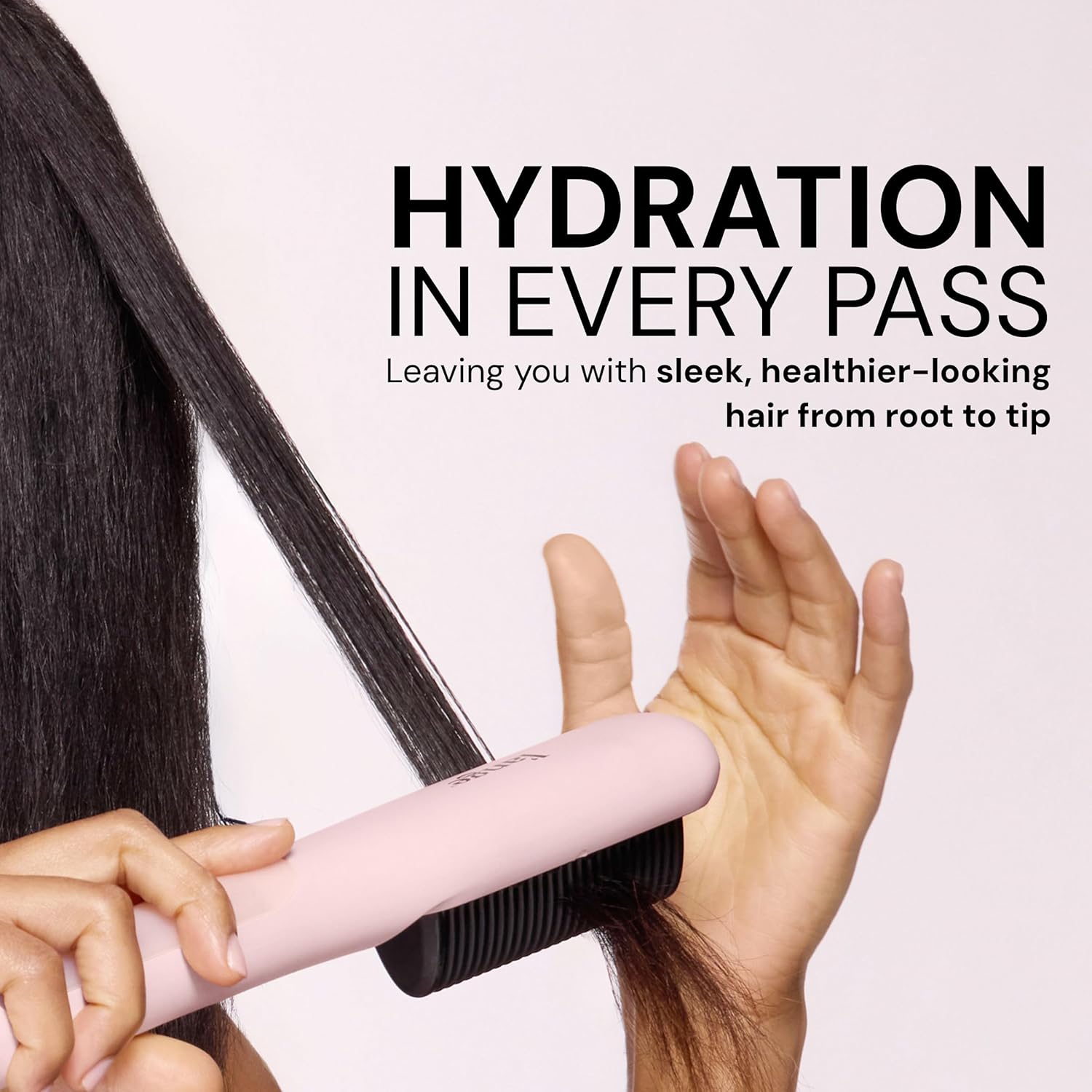 L'ANGE HAIR SteamSmooth Steam Smoothing Comb (Blush) - View 4