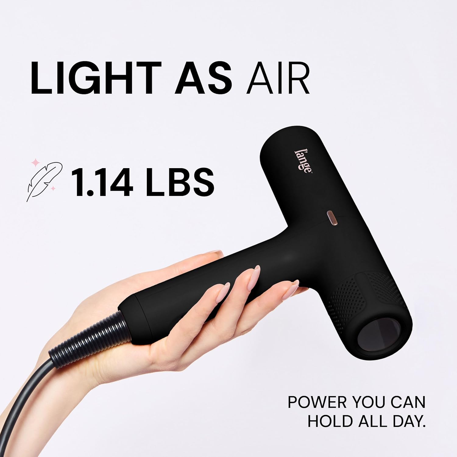 L'ANGE HAIR HauteAir Digital Professional Hair Dryer (Black) - View 6